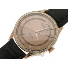 Rolex Cellini oro rosa 18kt diamanti ref. 50705RBR nuovo full set